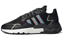 adidas originals Nite Jogger 低帮 运动休闲鞋 男女同款 黑灰白 / Кроссовки Adidas originals Nite Jogger H01718