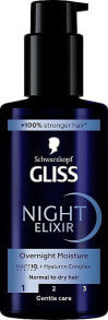 Leave-in-Elixier für normales bis trockenes Haar - Gliss Hair Repair Night Elixir Overnight Moisture