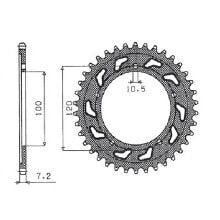 Запчасти и расходные материалы для мототехники SUNSTAR SPROCKETS купить от $41