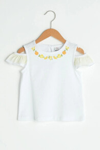 Футболки kız Bebek Optik Beyaz E5X T-Shirt