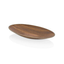 Snack tray Plastic Oval (25,5 x 12,5 x 2,5 cm)