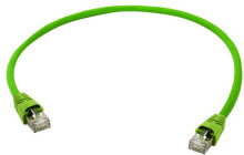 Кабели и разъемы для аудио- и видеотехники Telegärtner L00000A0141 сетевой кабель 1 m Cat5 SF/UTP (S-FTP) Зеленый