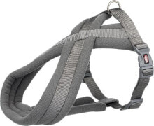 Шлейки для собак Trixie Premium touring harness graphite. M – L: 50–80 cm / 25 mm