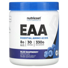 Nutricost, Essential Amino Acids, Powder, Blue Raspberry, 11.8 oz (330 g)