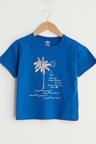 Erkek Bebek Koyu Mavi Hma T-Shirt