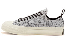 Converse 1970s 舒适 防滑轻便 低帮 帆布鞋 男女同款 灰色 / Кеды Converse Boucle Wool 166254C