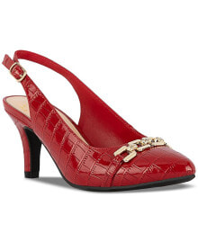 Красные женские туфли на каблуке Jones New York
