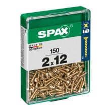 SPAX Yellox 2.0x12 mm Flat Head Wood Screw 150 Units