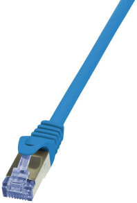Кабели и разъемы для аудио- и видеотехники LogiLink Cat6a S/FTP, 3m сетевой кабель S/FTP (S-STP) Синий CQ3066S