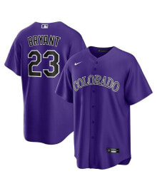 Nike men's Kris Bryant Purple Colorado Rockies Alternate Replica Player Jersey