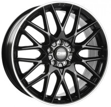 Колесный диск литой CMS C25 diamond rim black 7x17 ET45 - LK4/100 ML67.2