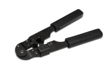 Инструменты для работы с кабелем digitus DN-94005 обжимной инструмент для кабеля Черный