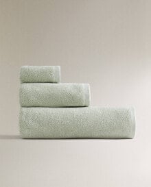 Rice stitch cotton bath towel купить онлайн