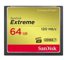 Memory cards cF Extreme 64GB - 64 GB - CompactFlash - 120 MB/s - 85 MB/s - Black