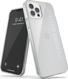 чехол силиконовый прозрачный iPhone 12/12 Pro Superdry