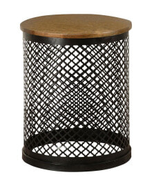 Coaster Home Furnishings round Accent Table with Drum Base