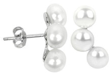 Женские ювелирные серьги JwL Luxury Pearls