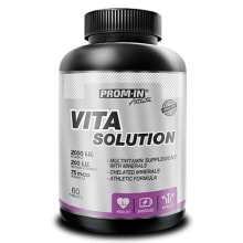 Витаминно-минеральные комплексы Prom-In Vita Solution Мультивитаминный комплекс с хелатными минералами для атлетов 60 таблеток