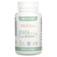 Витамины и БАДы для мужчин sMNutrition, DHEA  with Bioperine , 50 mg , 90 Capsules