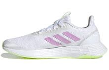 adidas Qt Racer Sport 低帮 跑步鞋 女款 白粉 / Adidas QT Racer FY5675