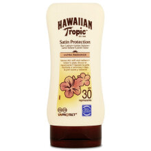 Средства для загара и защиты от солнца hawaiian Tropic Satin Protection Sun Lotion SPF 30 Солнцезащитный лосьон для всех типов кожи  180 мл