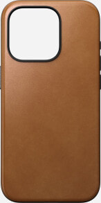 Nomad Nomad Modern Leather Case, english tan - iPhone 15 Pro