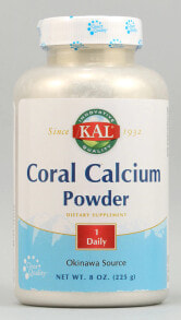 Кальций kal Coral Calcium Powder Порошок кальция 225 г