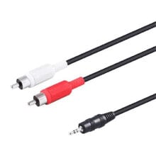 TM ELECTRON Jack To RCA Cable 3.5 mm 1.5 m