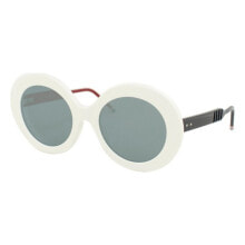 Женские солнцезащитные очки Женские солнцезащитные очки круглые белые Thom Browne TB-510 (54 mm)