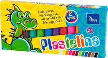 Пластилин и масса для лепки для детей plastelina 12kol 15g