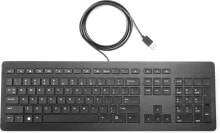 Клавиатуры hP USB Premium Keyboard клавиатура QWERTY Английский Черный Z9N40AA#ABB