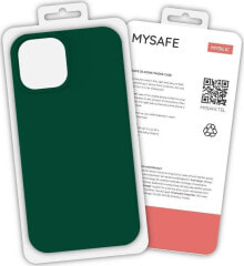 Mysafe MYSAFE ETUI SILIKONOWE SAMSUNG GALAXY S21 ULTRA CIEMNOZIELONY PUDEŁKO