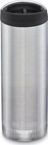 Klean Kanteen Kanteen TKWide VI (mit Café Cap), 473ml/16oz, Brushed Stainless