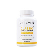 Витамины и БАДы для глаз Viteyes Classic AREDS 2 Companion Multivitamin Beta-Carotene Free -- Пищевая добавка  содержит 2 сопутствующих поливитамина без бета-каротина для улучшения здоровья глаз - 90 капсул