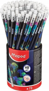 Black graphite pencils for children