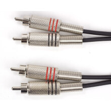 MUSIC STORE Phono RCA Cable 3 m Metal Connectors