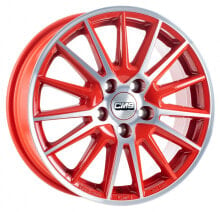 Колесный диск литой CMS C23 diamond red gloss 6x15 ET40 - LK5/114.3 ML66.1