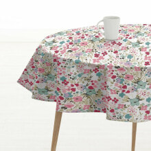 Stain-proof tablecloth Belum 0120-52 Multicolour Ø 140 cm Flowers