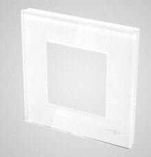 Умные розетки, выключатели и рамки touchme Single glass frame white (TM728W)