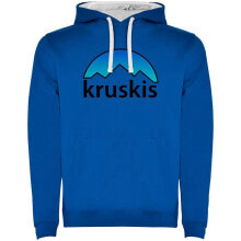 KRUSKIS Mountain Silhouette Two-Colour Hoodie