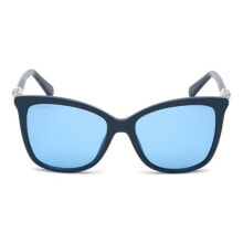 Женские солнцезащитные очки Женские солнцезащитные очки вайфареры синие Swarovski SK0227-90V (55 mm)