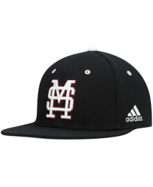 adidas men's Black Mississippi State Bulldogs On-Field Baseball Fitted Hat