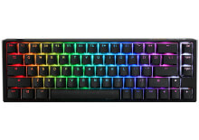 Клавиатуры ducky One 3 Classic Black/White SF Gaming Tastatur RGB LED - MX-Brown