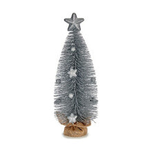 Новогодняя елка со звездой Серебристый 13 x 41 x 13 cm