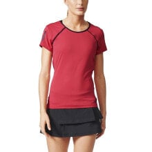 Мужские спортивные футболки мужская спортивная футболка красная с логотипом ADIDAS Club Short Sleeve T-Shirt