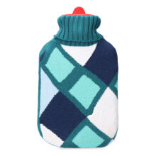 Hot Water Bottle EDM Blue Wool (2 L)