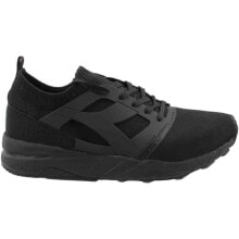 Купить черные мужские кроссовки Diadora: Diadora Evo Aeon Lace Up Mens Size 4.5 M Sneakers Casual Shoes 171862-C0200