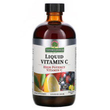 Витамин С Nature's Answer, жидкий витамин C, натуральный вкус лимона, 240 мл (8 жидк. унций)