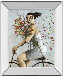 Classy Art petals by Lourenco Mirror Framed Print Wall Art, 22
