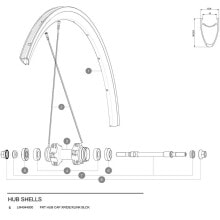 MAVIC Rear Hub Cup For Ellipse Wheelset